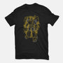 Bumblebee Silhouette-Mens-Heavyweight-Tee-Badbone Collections