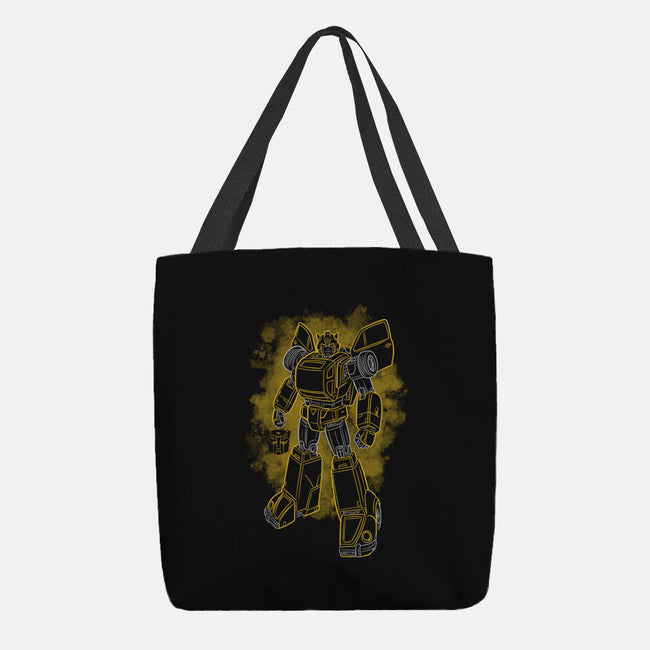 Bumblebee Silhouette-None-Basic Tote-Bag-Badbone Collections