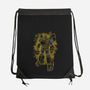 Bumblebee Silhouette-None-Drawstring-Bag-Badbone Collections