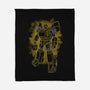 Bumblebee Silhouette-None-Fleece-Blanket-Badbone Collections