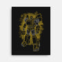 Bumblebee Silhouette-None-Stretched-Canvas-Badbone Collections