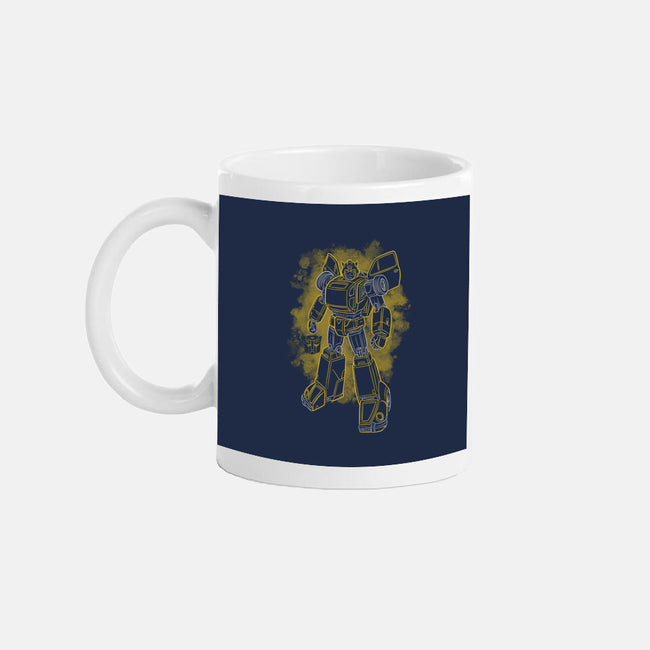 Bumblebee Silhouette-None-Mug-Drinkware-Badbone Collections