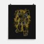 Bumblebee Silhouette-None-Matte-Poster-Badbone Collections