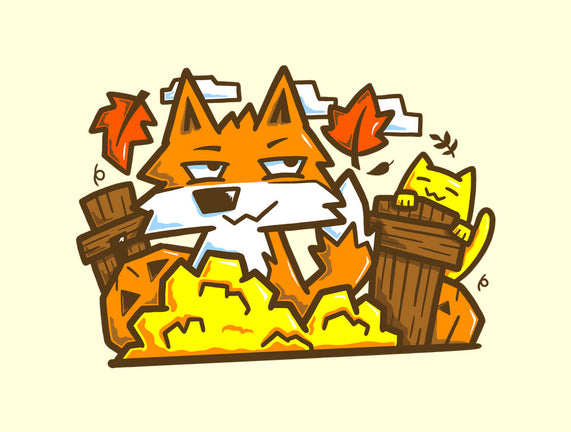 Fox In Fall Season