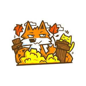 Fox In Fall Season