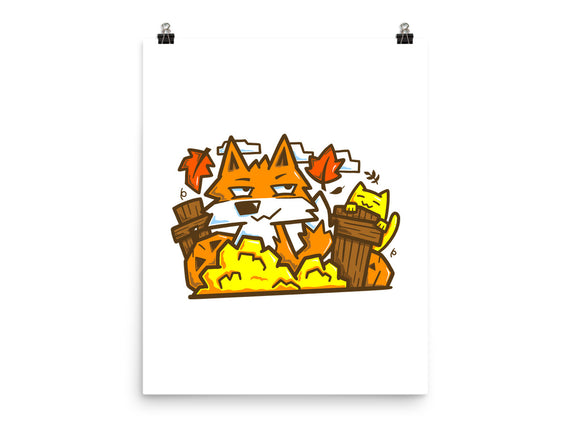 Fox In Fall Season