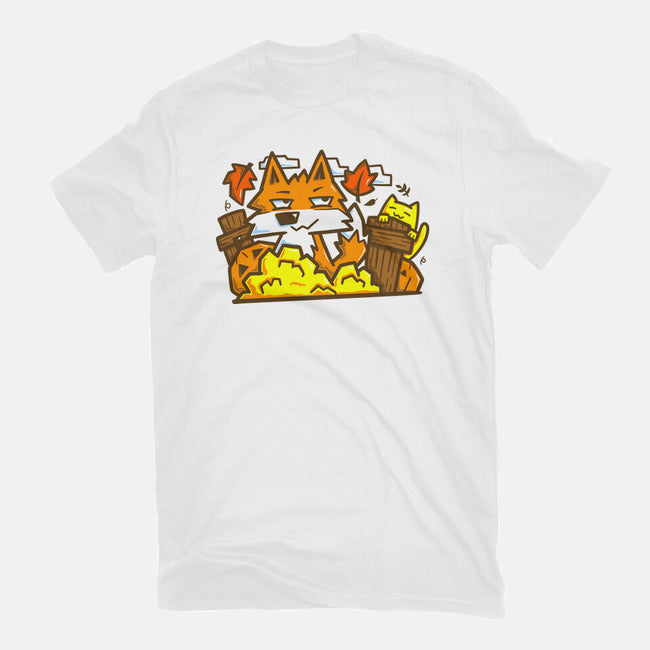 Fox In Fall Season-Mens-Heavyweight-Tee-bloomgrace28