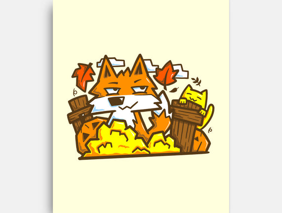 Fox In Fall Season