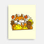 Fox In Fall Season-None-Stretched-Canvas-bloomgrace28