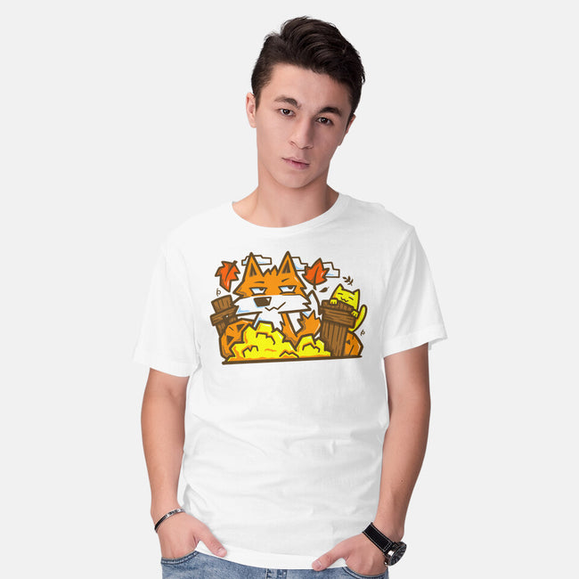 Fox In Fall Season-Mens-Basic-Tee-bloomgrace28