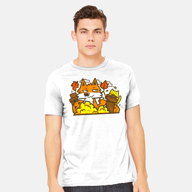 Fox In Fall Season-Mens-Heavyweight-Tee-bloomgrace28