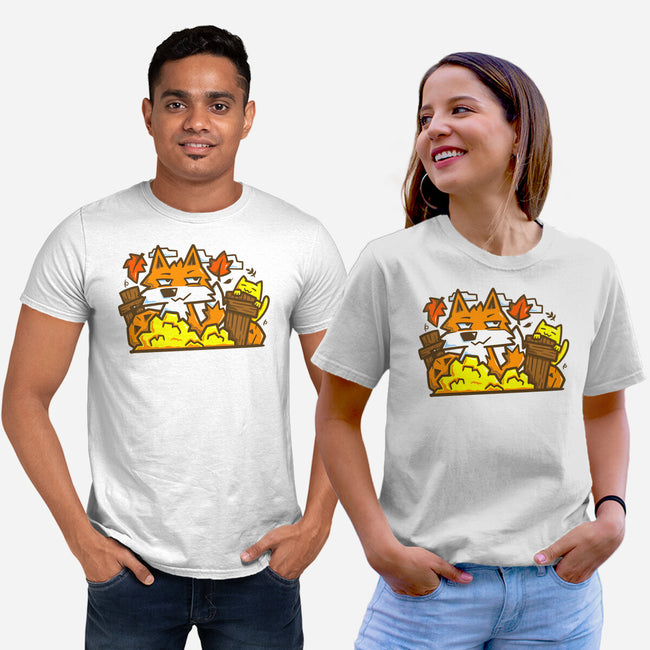 Fox In Fall Season-Unisex-Basic-Tee-bloomgrace28