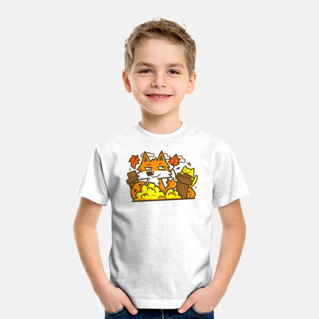 Fox In Fall Season-Youth-Basic-Tee-bloomgrace28
