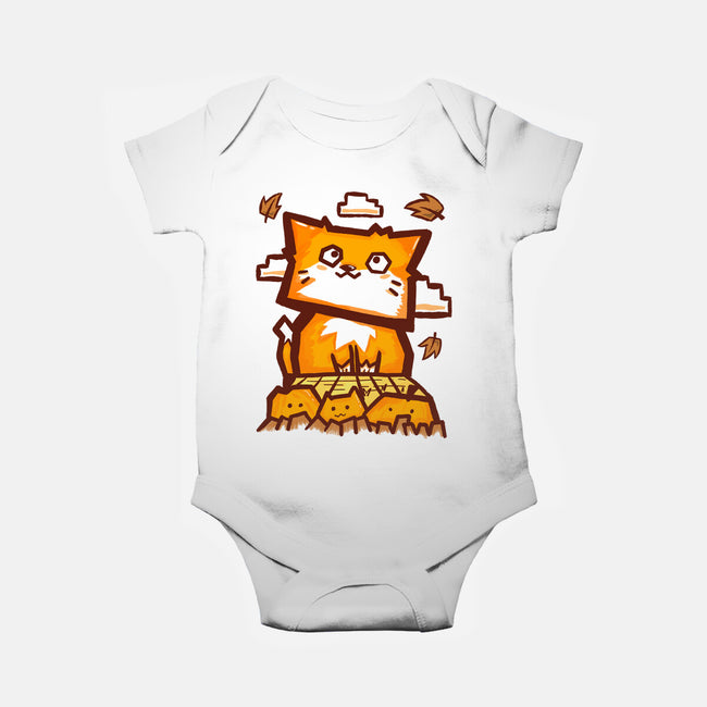 Cat In Fall Season-Baby-Basic-Onesie-bloomgrace28