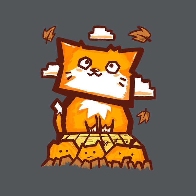 Cat In Fall Season-Womens-Fitted-Tee-bloomgrace28