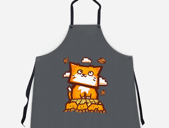 Cat In Fall Season