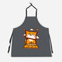 Cat In Fall Season-Unisex-Kitchen-Apron-bloomgrace28