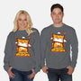 Cat In Fall Season-Unisex-Crew Neck-Sweatshirt-bloomgrace28
