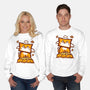 Cat In Fall Season-Unisex-Crew Neck-Sweatshirt-bloomgrace28