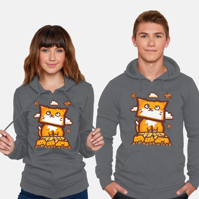 Cat In Fall Season-Unisex-Pullover-Sweatshirt-bloomgrace28