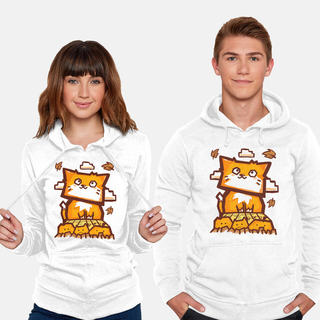 Cat In Fall Season-Unisex-Pullover-Sweatshirt-bloomgrace28