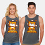 Cat In Fall Season-Unisex-Basic-Tank-bloomgrace28