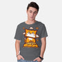 Cat In Fall Season-Mens-Basic-Tee-bloomgrace28