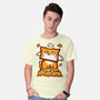 Cat In Fall Season-Mens-Basic-Tee-bloomgrace28