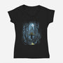 Scarecrow-Womens-V-Neck-Tee-zascanauta