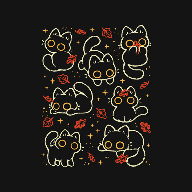 Black Autumn Cats-None-Glossy-Sticker-xMorfina
