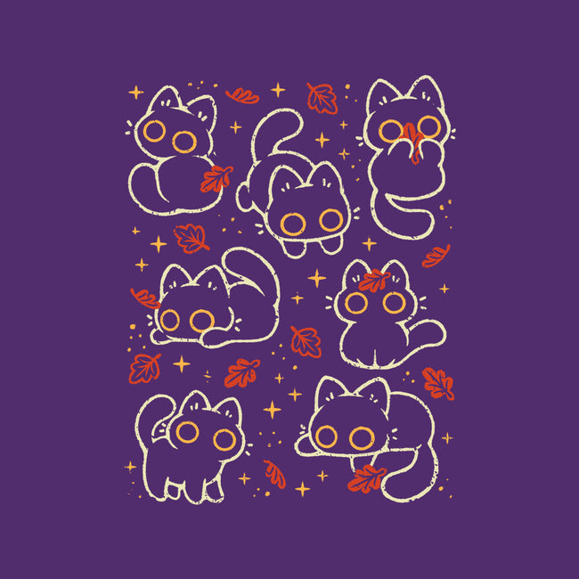 Black Autumn Cats-None-Glossy-Sticker-xMorfina