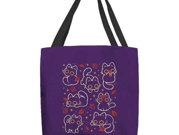 Black Autumn Cats