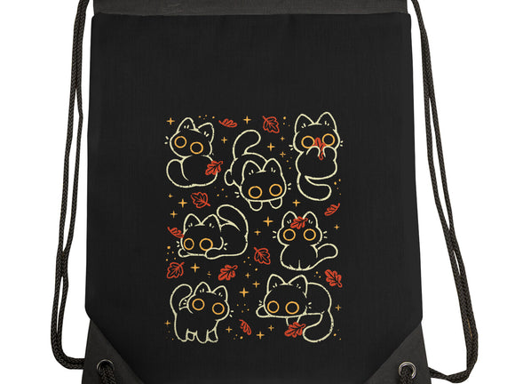 Black Autumn Cats