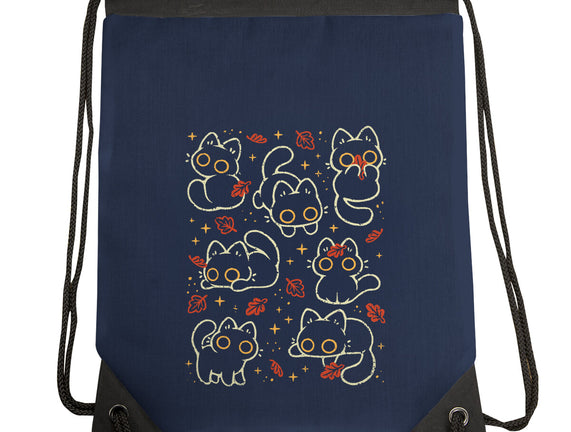 Black Autumn Cats