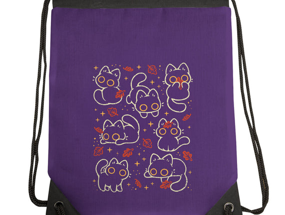 Black Autumn Cats