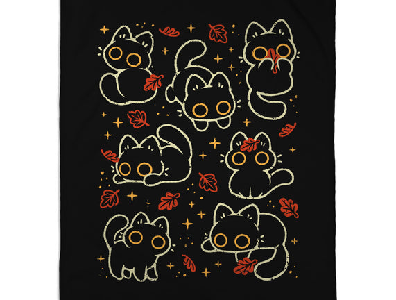 Black Autumn Cats