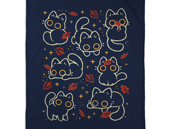 Black Autumn Cats