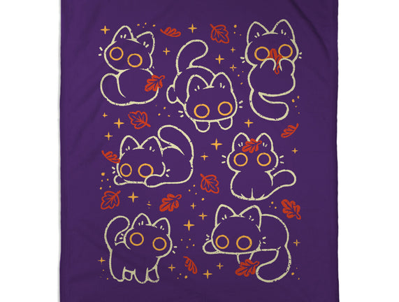 Black Autumn Cats