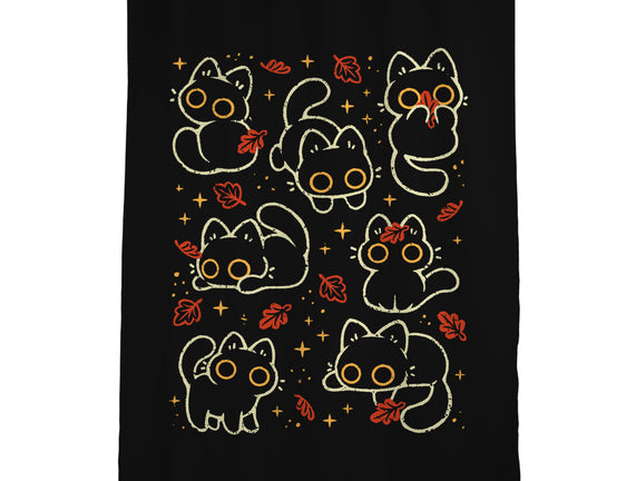 Black Autumn Cats
