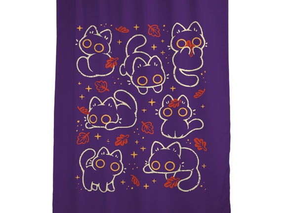 Black Autumn Cats