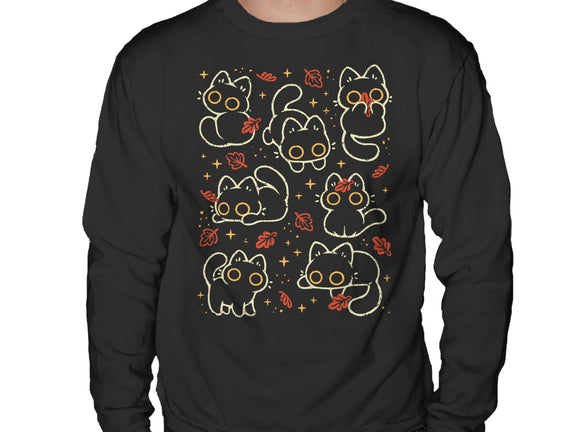 Black Autumn Cats