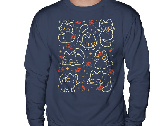 Black Autumn Cats