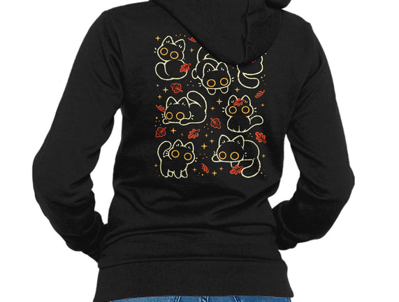 Black Autumn Cats
