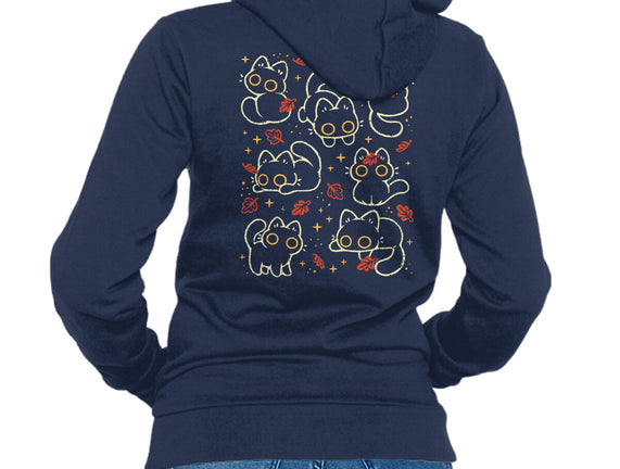 Black Autumn Cats