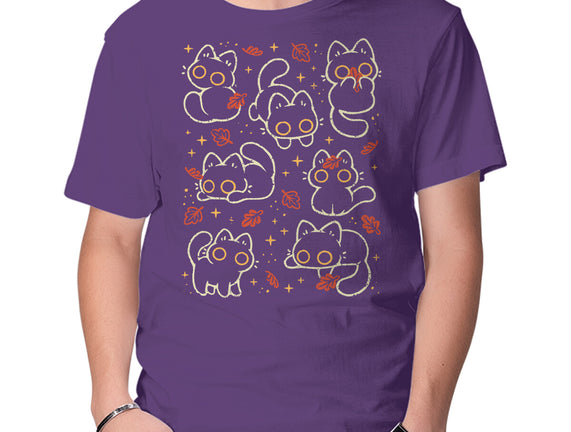 Black Autumn Cats