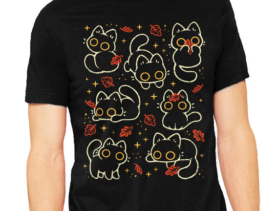 Black Autumn Cats