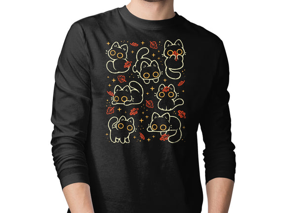 Black Autumn Cats