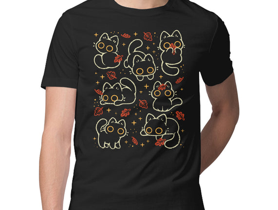 Black Autumn Cats