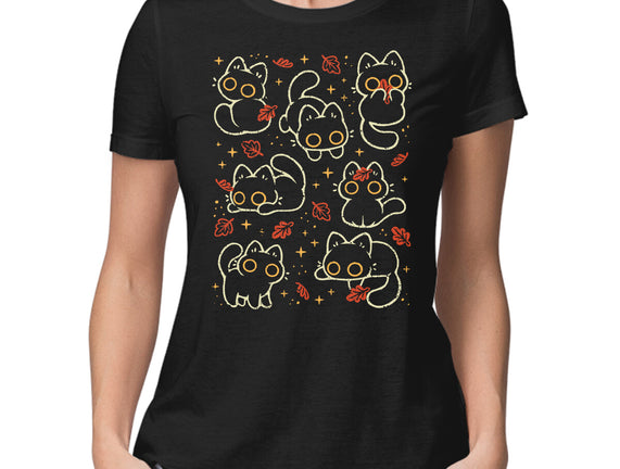 Black Autumn Cats