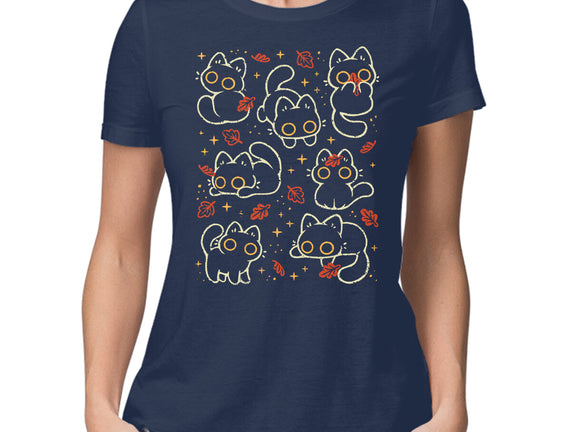 Black Autumn Cats